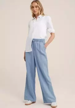 Блузка на пуговицах WE Fashion, белая