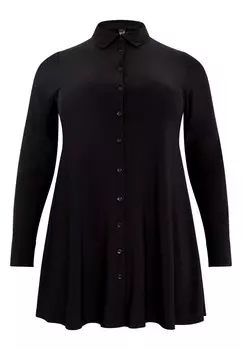 Блузка на пуговицах WITH COLLAR Yoek, черный