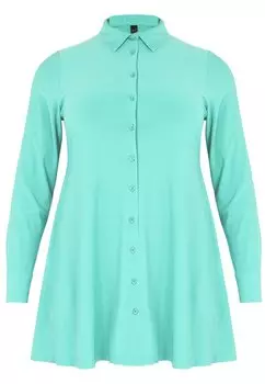 Блузка на пуговицах WITH COLLAR YOEK, синий