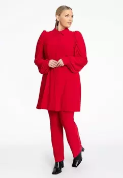 Блузка на пуговицах Yoek, красный