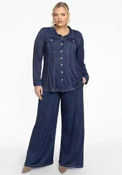 Блузка на пуговицах Yoek, синий