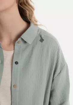 Блузка на пуговицах YUKI Knit Factory, цвет Mottled Light Green