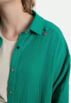 Блузка на пуговицах YUKI Knit Factory, цвет Evergreen