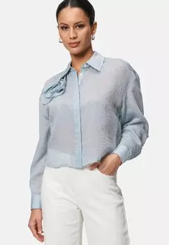 Блузка на пуговицах zero, синий