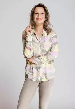 Блузка на пуговицах Zhrill, зеленый