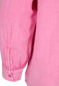 Блузка на пуговицах Zizzi, розовый