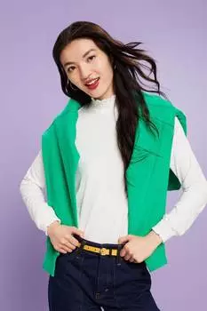 Блузка на теле Esprit, белый