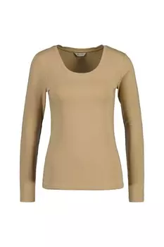 Блузка на теле Gant, бежевый