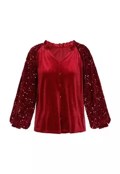 Блузка NAEMI, цвет Cherry red/Dark red