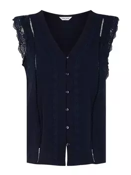 Блузка Naf Naf Aria, морской синий