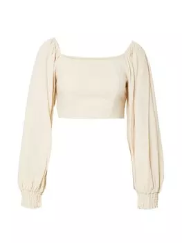 Блузка Nasty Gal, бежевый