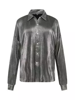 Блузка Nasty Gal Plus, серебряный