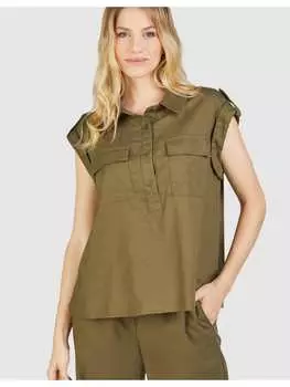 Блузка Navigazione, оливковый