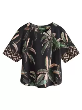 Блузка Next, черный