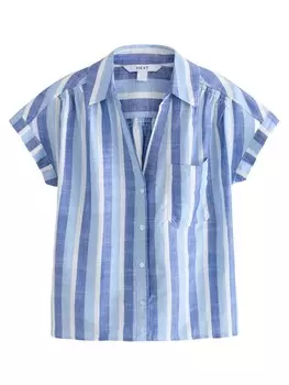 Блузка Next, цвет Blue/Royal blue