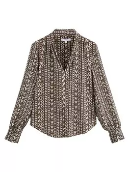 Блузка Next, коричневый