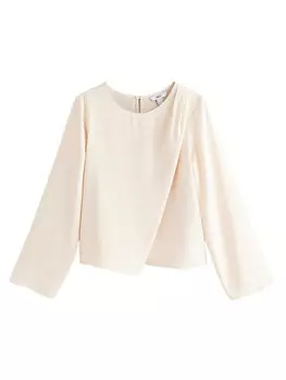 Блузка Next, кремовый