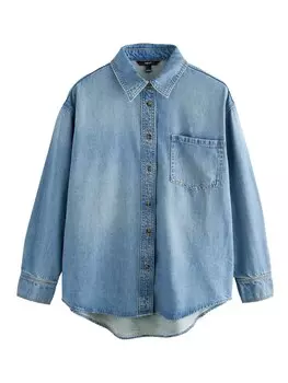 Блузка Next, синий деним