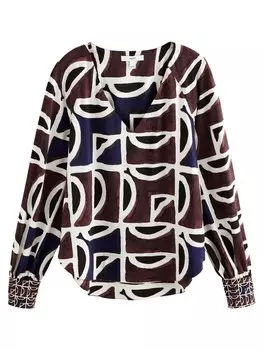 Блузка Next, темно-коричневый