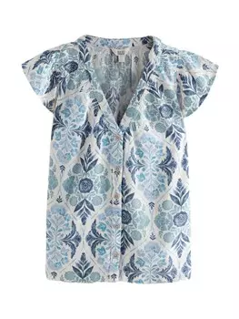 Блузка Next, темно-синий/светло-синий