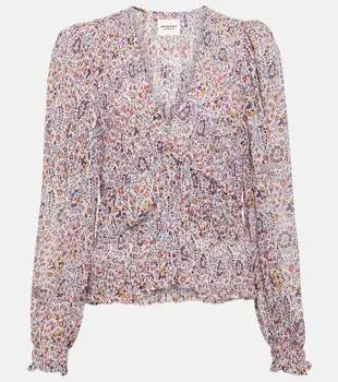 Блузка nibel с цветочным принтом Marant Etoile, мультиколор