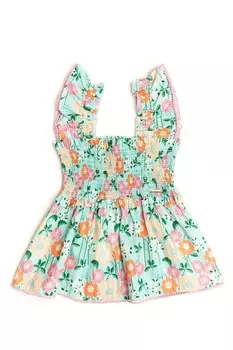 Блузка Nicole Miller, зеленый