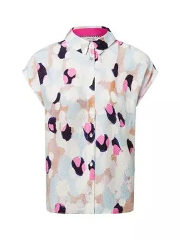 Блузка NMPH, цвет ecru mehrfarbig