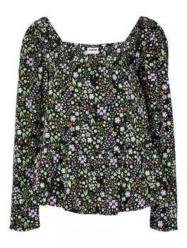 Блузка Noisy may Blouse Devon, черный