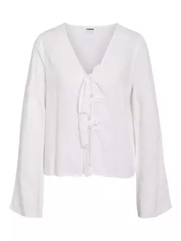Блузка Noisy may NMLEILANI, белый