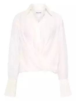 Блузка Noor с запахом Rebecca Vallance, белый