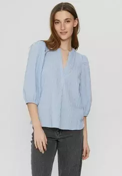 Блузка Nuane Nmph, светло-синий