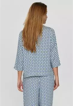 Блузка Nuhola Nmph, пудровый синий