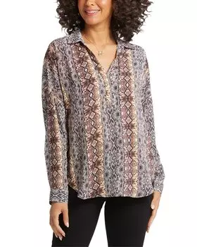 Блузка NYDJ Becky, цвет multi