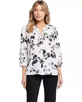 Блузка NYDJ Pintuck Blouse, цвет Lotus Leaf