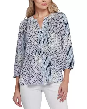 Блузка NYDJ Pintuck, цвет multi