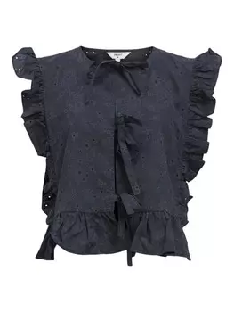 Блузка Object, цвет sky captain