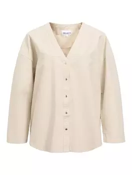 Блузка OBJECT, кремовый