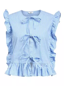 Блузка OBJECT OBJalice, светло-синий