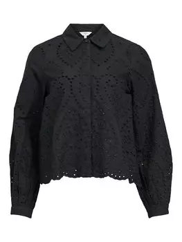 Блузка OBJECT OBJBitten, черный