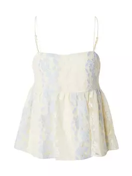 Блузка OBJECT OBJBOBBI, кремовый