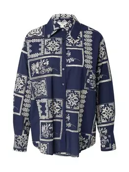 Блузка OBJECT OBJDICTE, темно-синий