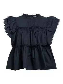 Блузка OBJECT OBJHOPE, ночной синий