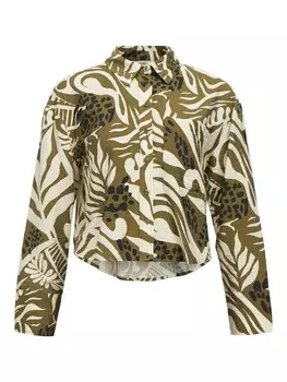 Блузка OBJECT, зеленый