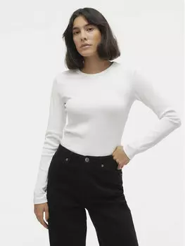 Блузка облегающего кроя Chloe 10306897 Vero Moda, белый