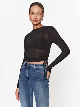 Блузка облегающего кроя Edited, черный
