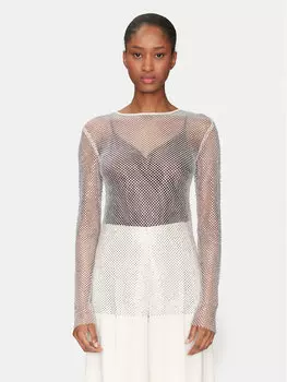 Блузка облегающего кроя Rino 2513941011 Marella, белый