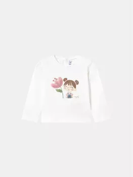 Блузка обычного кроя 1050 Mayoral, белый