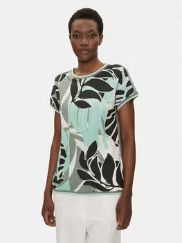 Блузка обычного кроя 11105070 Olsen, зеленый