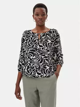 Блузка обычного кроя 11105072 Olsen, черный