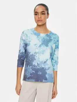 Блузка обычного кроя 11201626 Olsen, синий